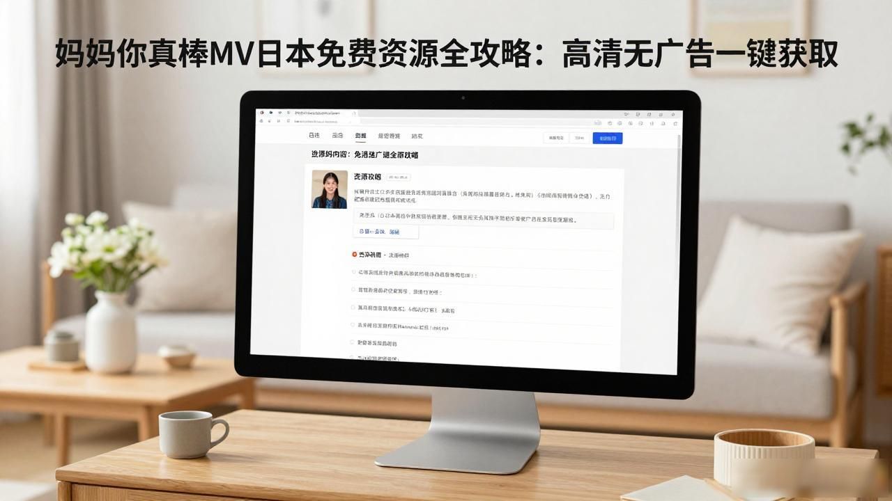 妈妈你真棒MV日本免费资源全攻略：高清无广告一键获取